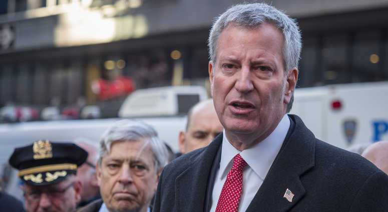Mayor Bill De Blasio. De Blasio