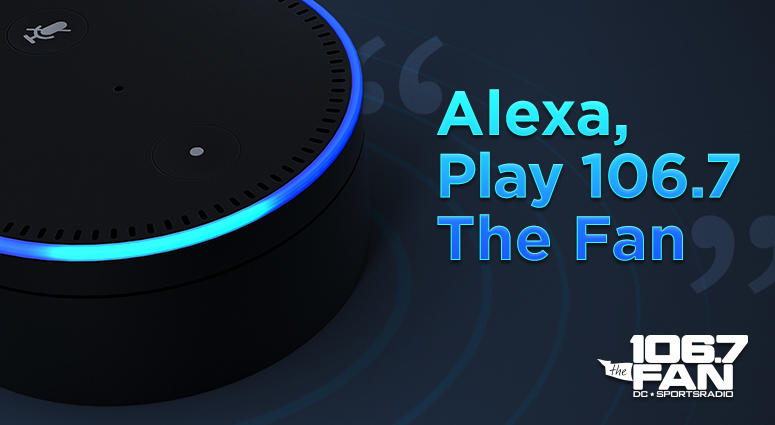 Listen on your Amazon Echo Listen to 106.7 The Fan from your Amazon Echo