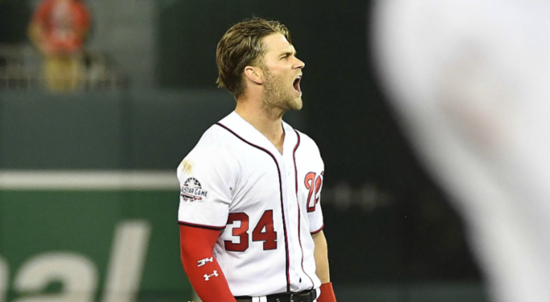 Bryce Harper doubles in his third-straight at-bat Bryce_Harper_Doubles