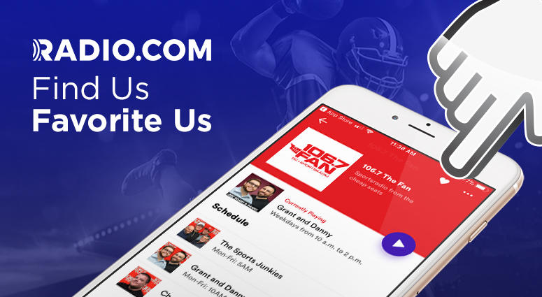 Listen to 106.7 The Fan from any device Listen to 106.7 The Fan from any device