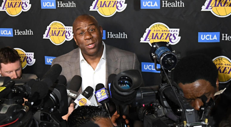 Magic Johnson announces his resignation as the Lakers President of Basketball Operations. Magic_Johnson