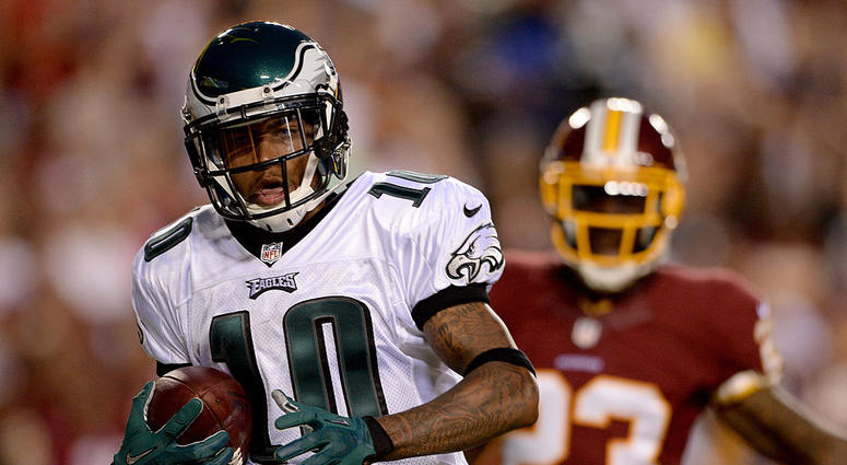 DeSean Jackson breaks free for a touchdown in a September 2013 game against the Redskins DeSean Jackson going back to Eagles in trade