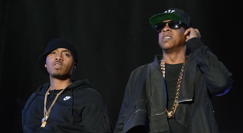 Rappers Nas (left) and Jay-Z perform together at Coachella in 2014. Jay-Z made Danny's list. Nas did, too. So they could ether each other at midfield for the millions watching at home. PHOTOS: Danny Rouhier approved Super Bowl acts