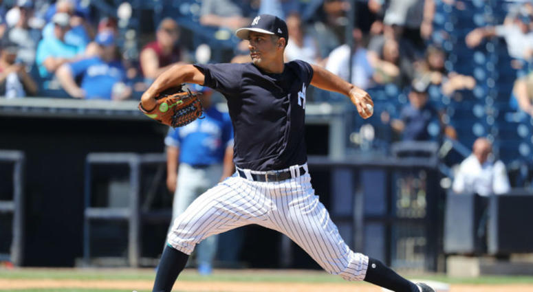 Gio Gonzalez pitching in spring training game for the Yankees A not-so-crazy thought: Gio Gonzalez reuniting with the Nats as a reliever