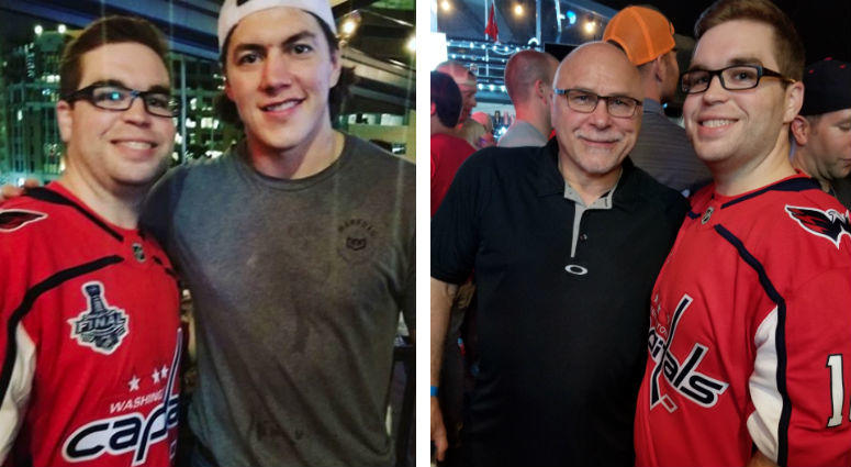 Grant Paulsen with Barry Trotz and T.J. Oshie Grant Paulsen with Barry Trotz and T.J. Oshie