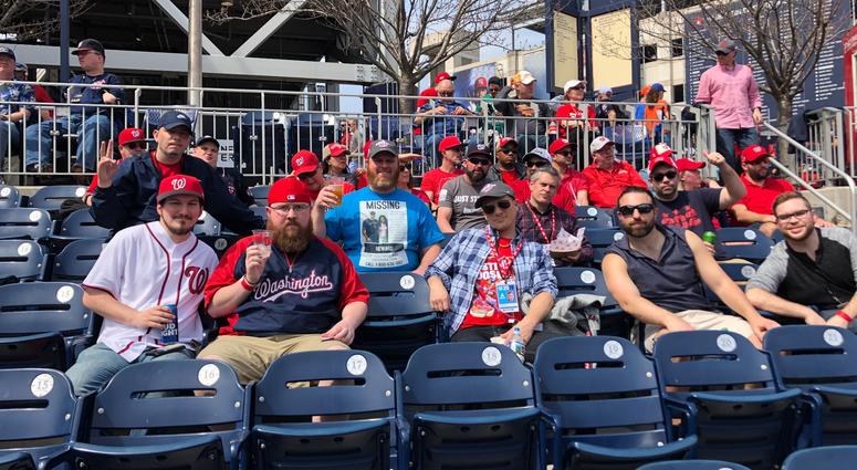 106.7 The Fan personalities at Nats Park on The Fan Day. 106.7 The Fan personalities at Nats Park on The Fan Day.