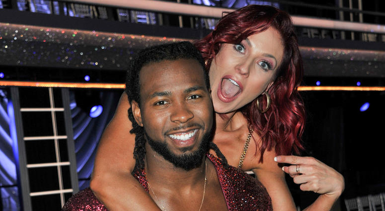 Josh Norman with 'Dancing With The Stars' partner Sharna Burgess in April 2018 Josh_Norman_Dancing_With_The_Stars