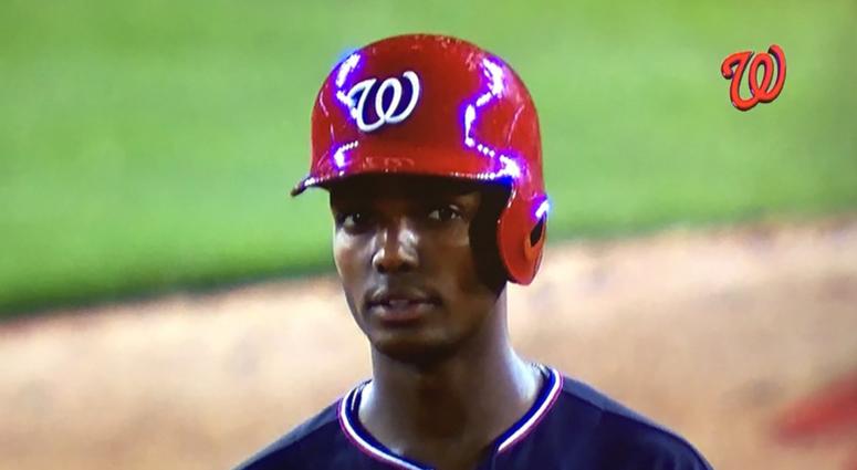 Michael Taylor celebrates after walk-off double Michael_A_Taylor_Walk_Off