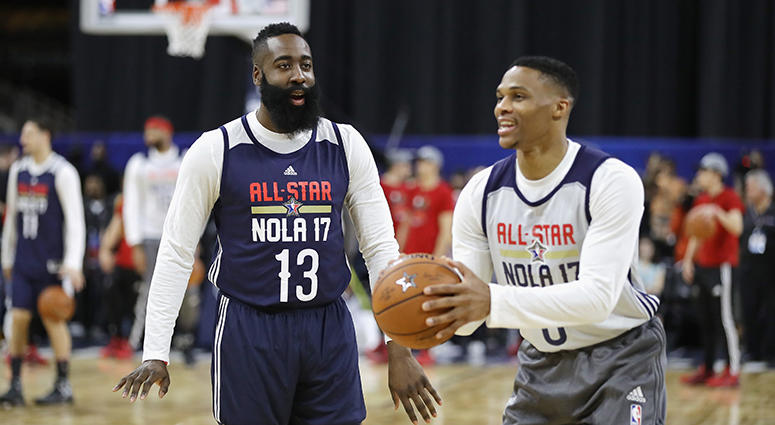 Russell Westbrook, James Harden reunite in Houston in blockbuster trade that sends Chris Paul to Oklahoma City Russell Westbrook, James Harden reunite in Houston; Chris Paul to Thunder