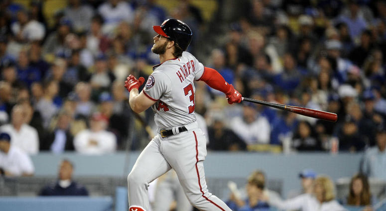 Free agent outfielder Bryce Harper. Bryce_Harper_Nationals