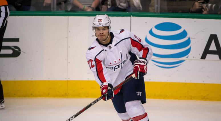 Madison Bowey in a December game against the Stars Madison_Bowey_Capitals