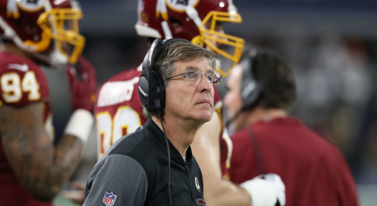 Redskins offensive line coach Bill Callahan. Bill_Callahan_Redskins