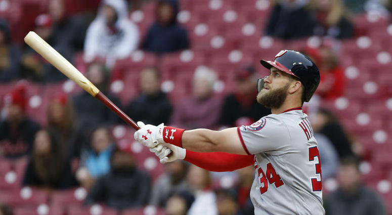 Free agent outfielder Bryce Harper. Bryce_Harper_Nationals