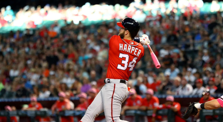Free agent outfielder Bryce Harper. Nationals_Bryce_Harper