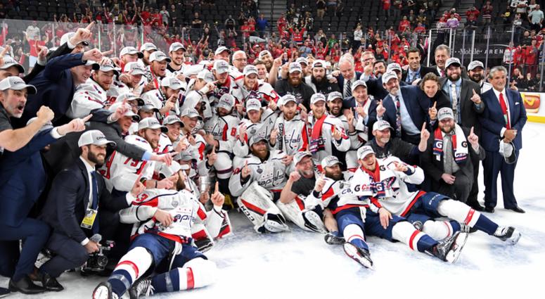 A view of the Capitals on their last visit to Vegas in June Capitals_Vegas_Stanley_Cup