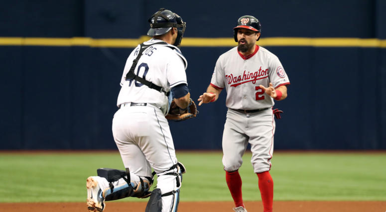 Wilson Ramos tags out Adam Eaton Wilson_Ramos_Tags_Out_Adam_Eaton