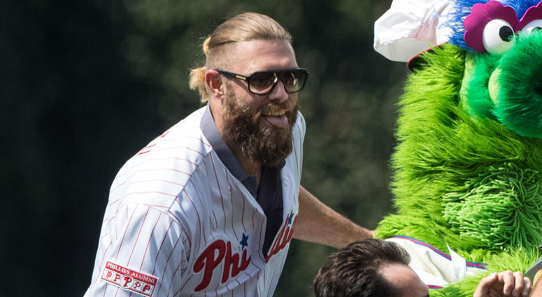 Jayson Werth celebrates the 10-year anniversary of the World Series win. jayson_werth_phillies