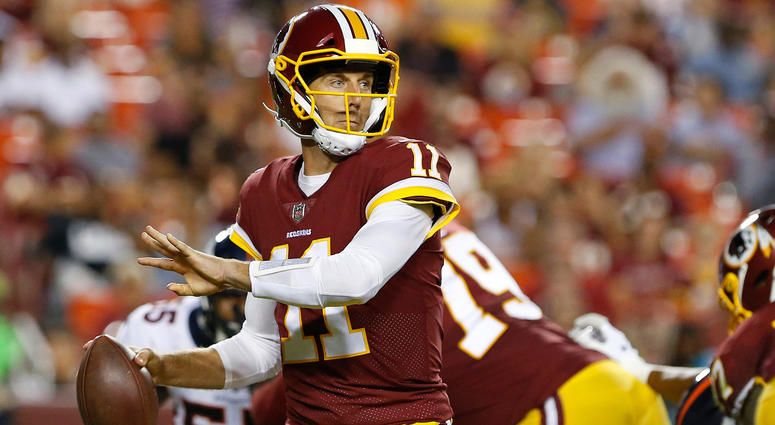 Redskins QB Alex Smith in a preseason game against the Denver Broncos Alex_Smith_Redskins