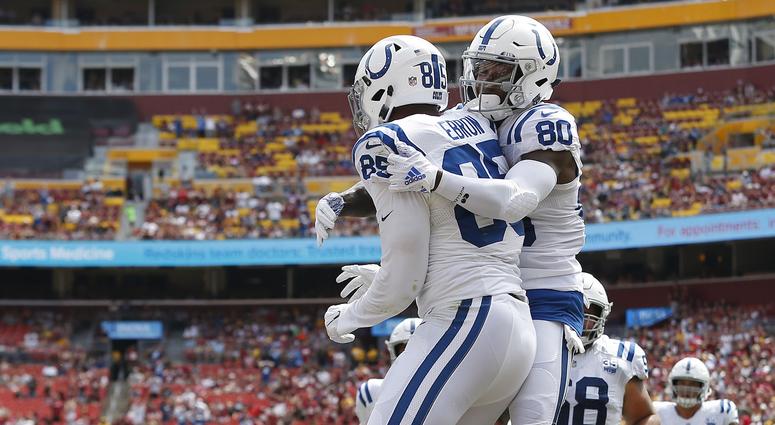 Colts celebrate at FedExField. colts_fedexfield