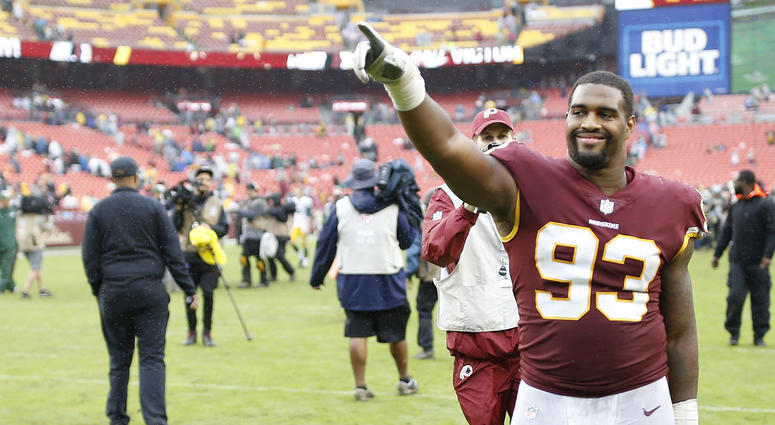 Jonathan Allen of the Washington Redskins. Jonathan_Allen