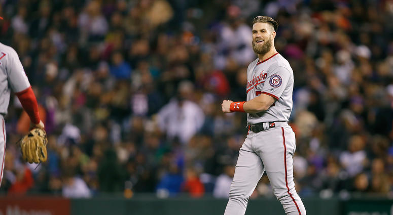Bryce Harper takes a brisk September stroll across Coors Field Bryce Harper refuses to let us off this ride gently