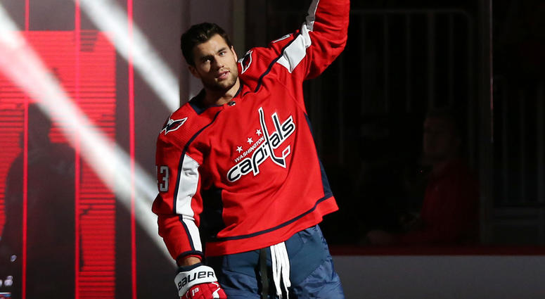 Tom Wilson of the Washington Capitals. Tom_Wilson_Capitals