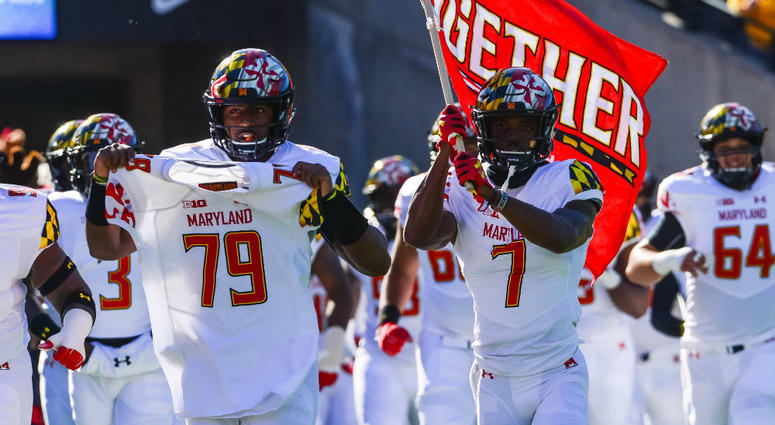Maryland football players honor teammate Jordan McNair. Maryland_Jordan_McNair