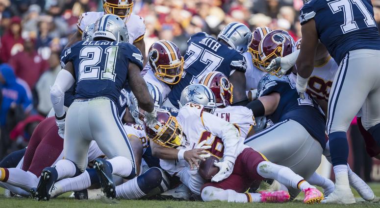 D.J. Swearinger recovers a Dak Prescott fumble in the first quarter DJ_Swearinger_Fumble_Recovery