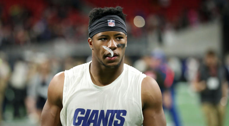 Saquon Barkley of the New York Giants saquon_barkley_giants