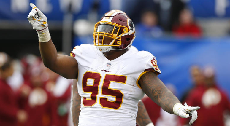 Daron Payne of the Washington Redskins. Daron_Payne