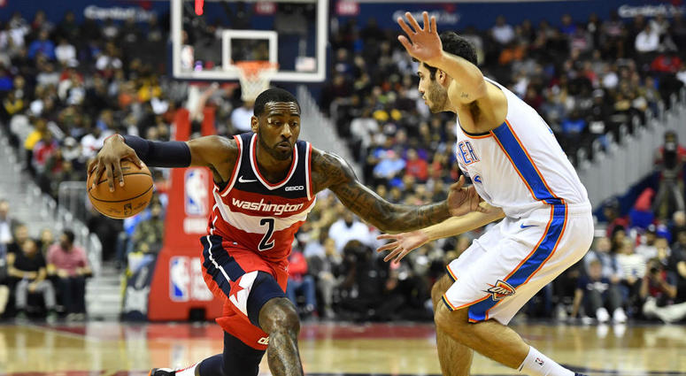 Wizards guard John Wall. John_Wall_Wizards