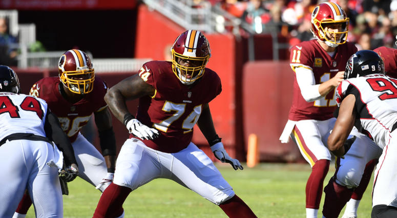 Redskins offensive tackle Geron Christian makes his NFL debut against Atlanta Geron_Christian_Redskins