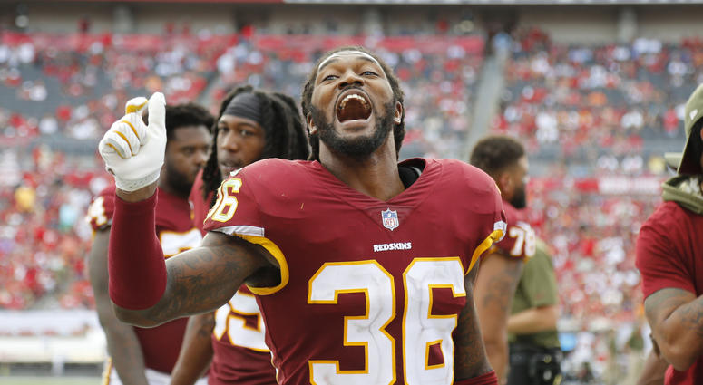 Washington Redskins safety D.J. Swearinger. Redskins release D.J. Swearinger