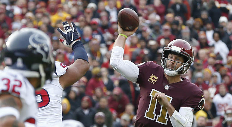 Redskins quarterback Alex Smith. Alex_Smith_Redskins