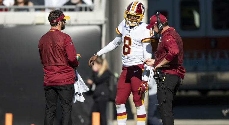 Redskins head coach Jay Gruden and QB Josh Johnson. Jay_Gruden_Redskins