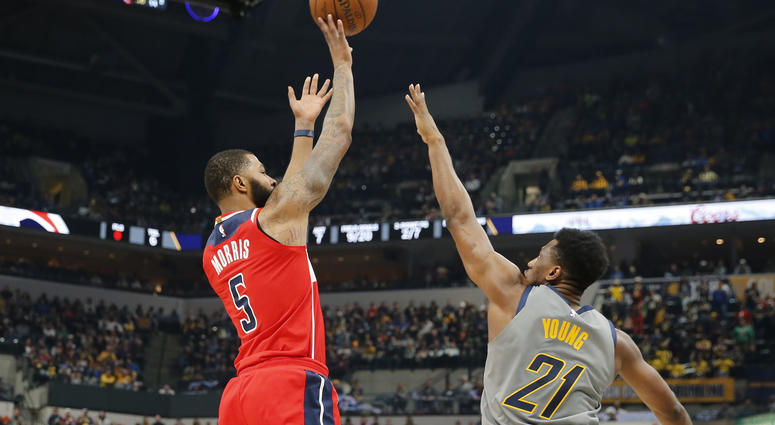 Markieff Morris shoots for the Washington Wizards. Markieff_Morris