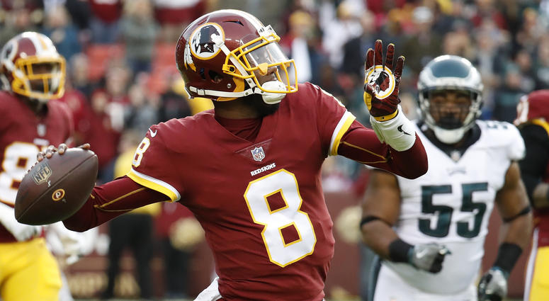 Josh Johnson rolls out for the Redskins against the Eagles Redskins looking to bring Josh Johnson back in 2019