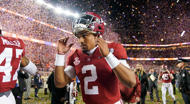Alabama quarterback Jalen Hurts. Alabama_Jalen_Hurts