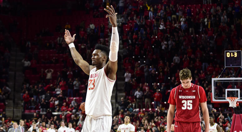 Bruno Fernando of the Maryland Terrapins Bruno_Fernando_Maryland_Wisconsin