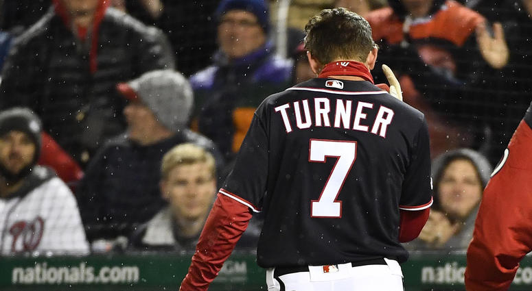 Nationals will be without SS Trea Turner for some time. Nationals shortstop Trea Turner walks off the field after suffering an injury.