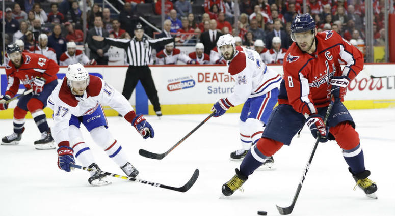 Alex Ovechkin and Caps clinch Metro Division with a 2-1 win. Washington Capitals clinched the Metropolitan Division crown.