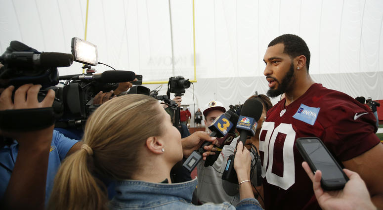 Montez Sweat of the Washington Redskins Montez_Sweat