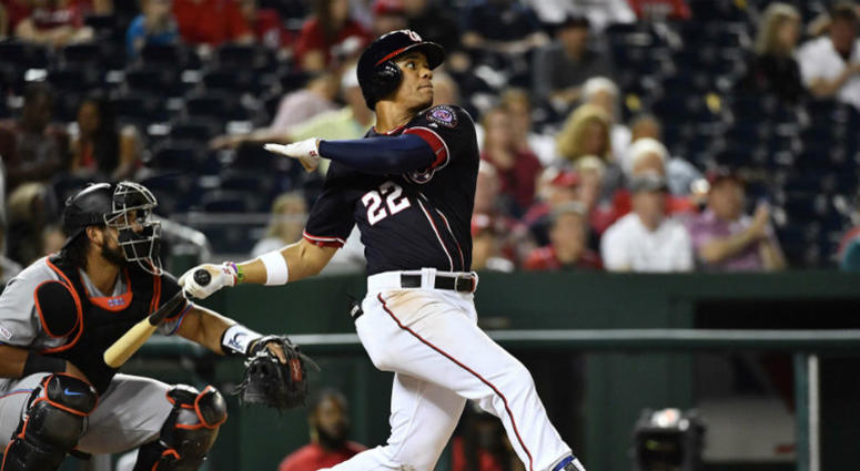 Nationals outfielder Juan Soto hits a 3-run home run. In need of hero, Nationals' Juan Soto was fresh from the fight.