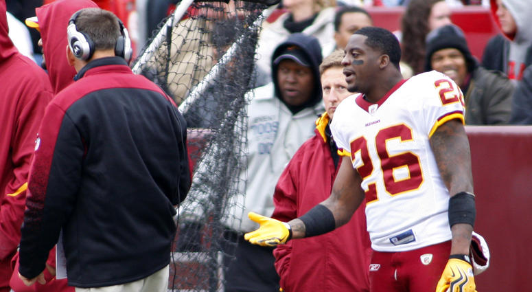 Clinton Portis and Jim Zorn of the Washington Redskins clinton_portis_jim_zorn_redskins