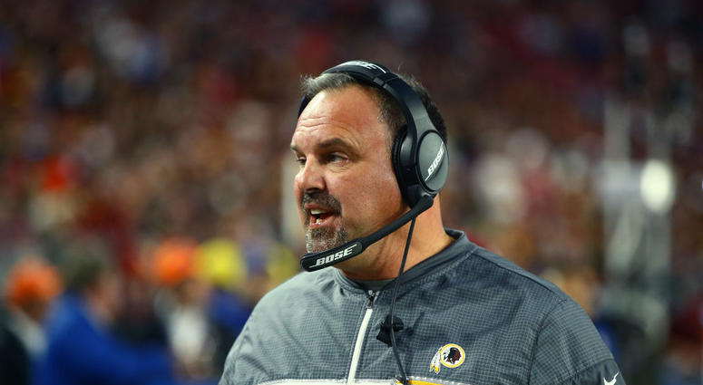 Redskins defensive coordinator Greg Manusky. Greg_Manusky_Redskins