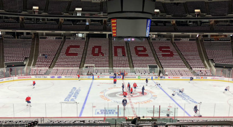 The Hurricanes sent the Caps a message as they arrived at PNC Arena for Game 4 Thursday 'canes' troll the Caps before Game 4, Caps hit back twice as hard
