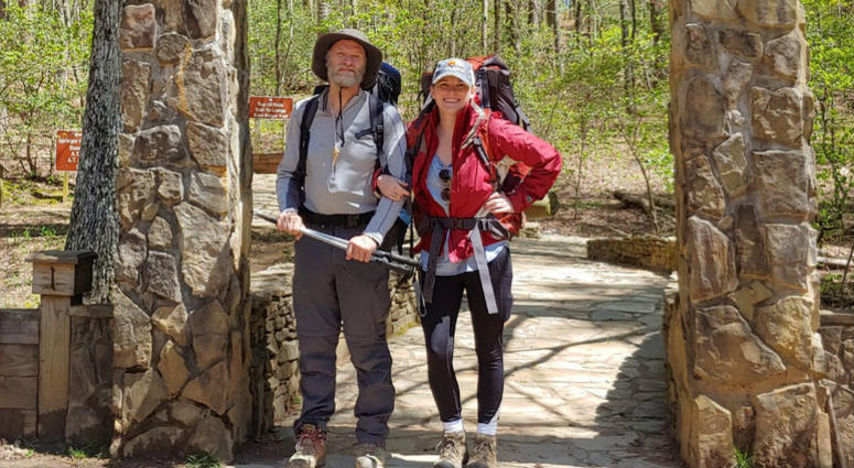 Sportswriter Joe White while hiking the Appalachian Trail. Remembering Washington D.C. sportswriter Joe White, who died at the age of 56.