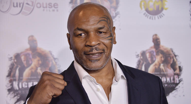 Mike Tyson arrives at 'Kickboxer: Retaliation; premiere Mike_Tyson