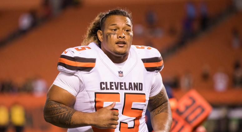 Aug 10, 2017; Cleveland, OH, USA; Cleveland Browns nose tackle Danny Shelton (55) after the game against the New Orleans Saints at FirstEnergy Stadium. Mandatory Credit: Scott R. Galvin-USA TODAY Sports Aug 10, 2017; Cleveland, OH, USA; Cleveland Browns nose tackle Danny Shelton (55) after the game against the New Orleans Saints at FirstEnergy Stadium. Mandatory Credit: Scott R. Galvin-USA TODAY Sports