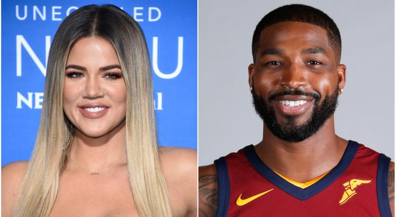 This combination photo shows television personality Khloe Kardashian at the NBCUniversal Network 2017 Upfront at Radio City Music Hall in New York on May 15, 2017, left, and Cleveland Cavaliers' Tristan Thompson at the NBA basketball team media day in Ind This combination photo shows television personality Khloe Kardashian at the NBCUniversal Network 2017 Upfront at Radio City Music Hall in New York on May 15, 2017, left, and Cleveland Cavaliers' Tristan Thompson at the NBA basketball team media day in Ind